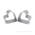 Cake Mold Baking Heart Shape Stainless Steel Muffin Pastry Rings Manufactory